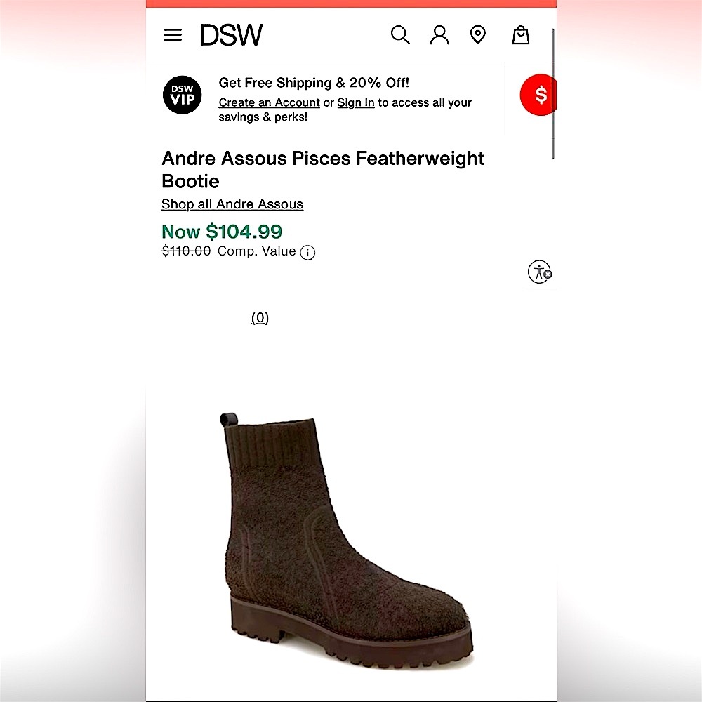 ANDRÉ ASSOUS Pisces Featherweight Bootie $149 (NWT) - Picture 2 of 14